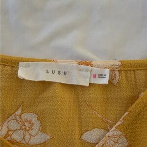 Lush Yellow Floral Blouse